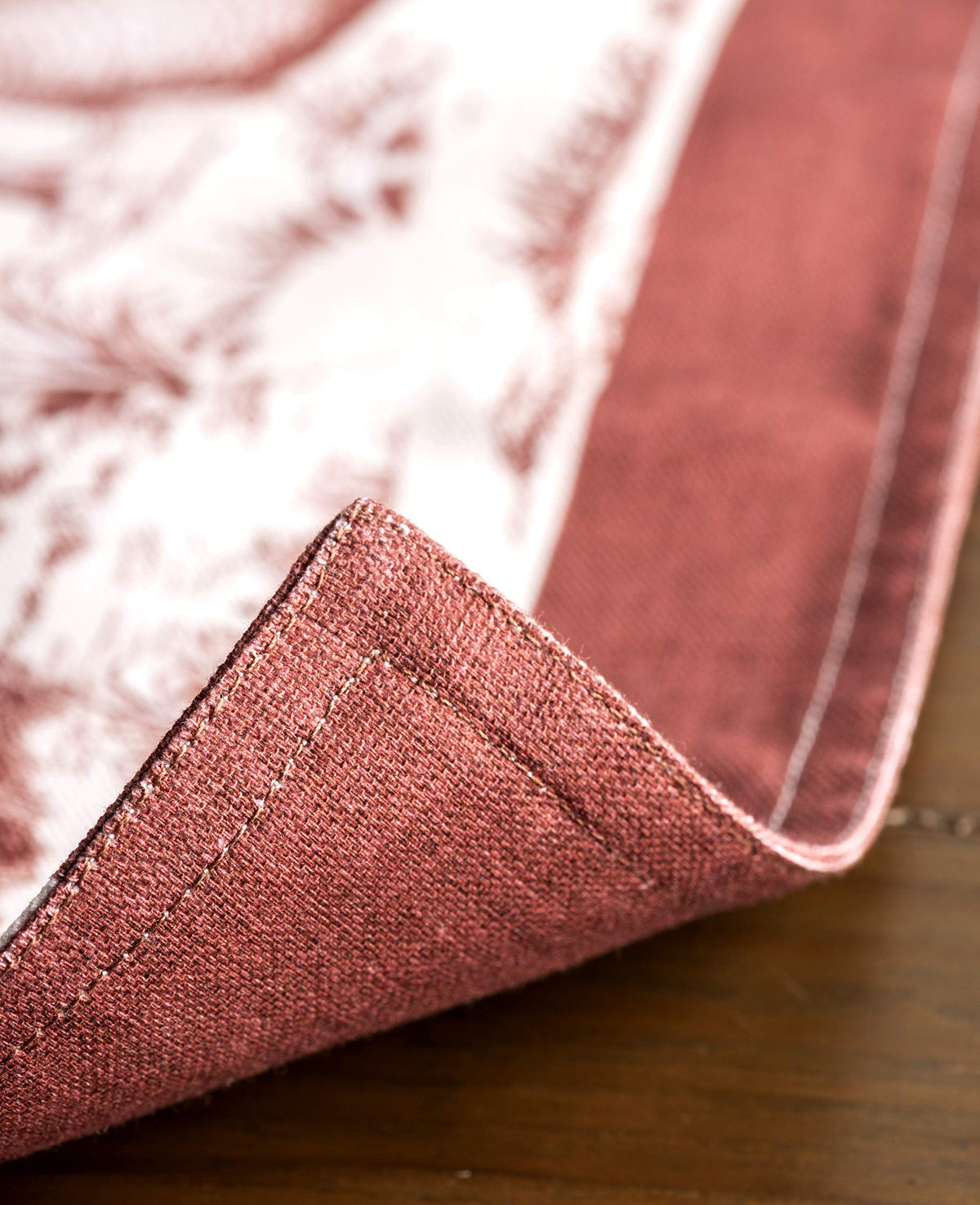 Placemats Set of 4 Reusable 100% Cotton (101 - Holy Jouy - Brown / 13" X 19" (Pack of 4))