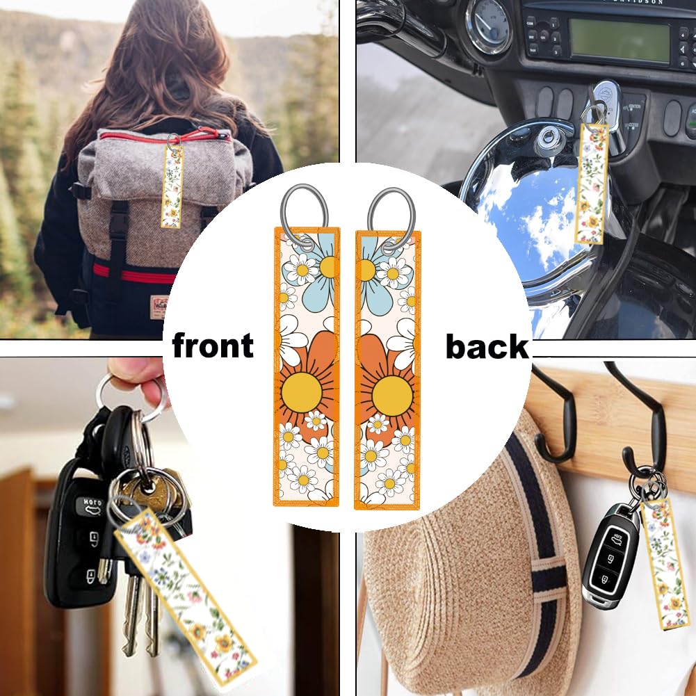 Dasiy Floral License Plate Frame for Women 2Pc Car Decorative Tag (for Floral-Daisy 7 color)