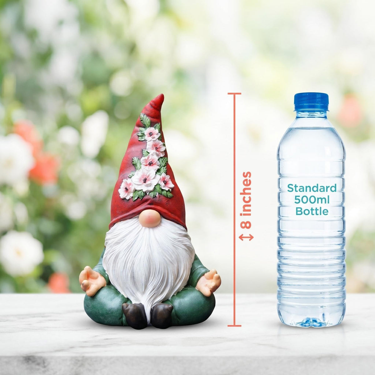 Zen Garden Gnome Statue (Zen Gnome 8in)