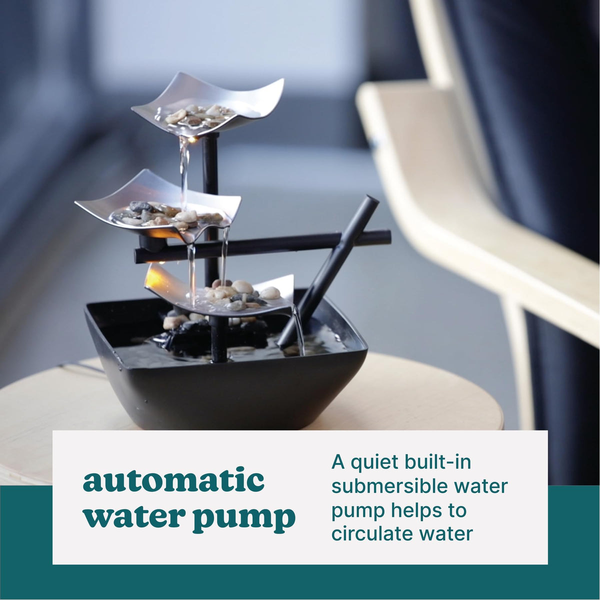 Tabletop Water Fountain (Silver Springs)
