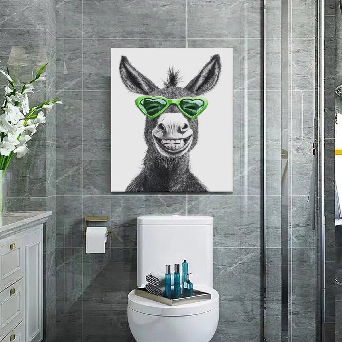 Donkey Wall Art (24"L x 20"W / Donkey)
