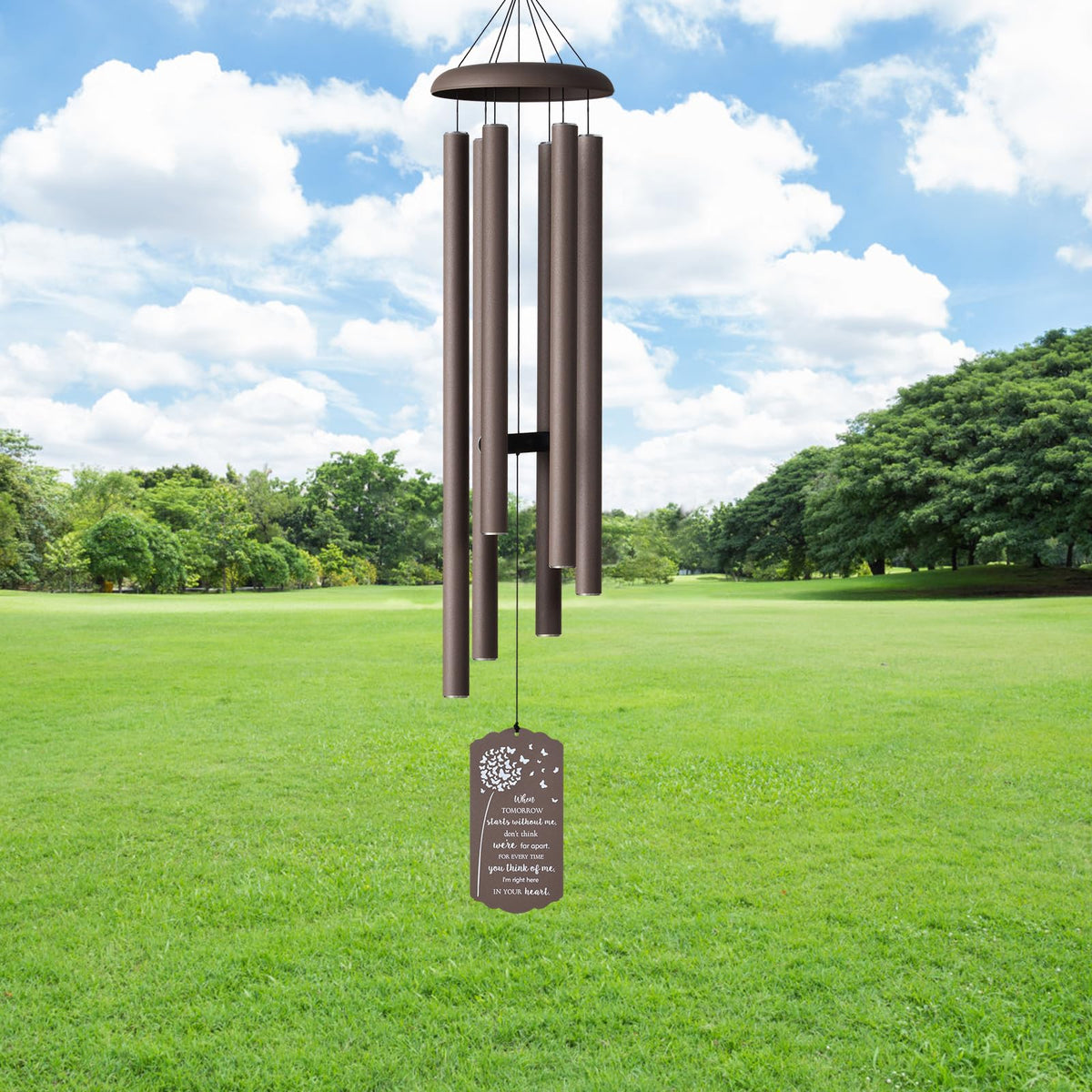 Large Wind Chimes for Outside Deep Tone Memorial Sympathy Gifts