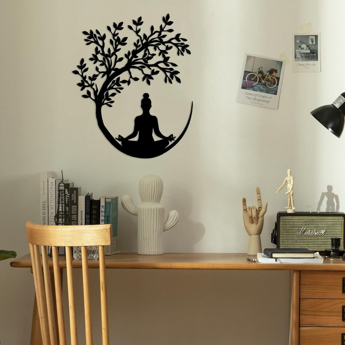 Tree of Life and Buddha Metal Wall Decor (Tree of Life and Buddha)