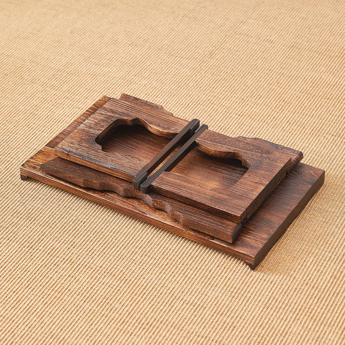 Foldable Japanese Small Floor Table (31.4”x15.6”x14.3”)