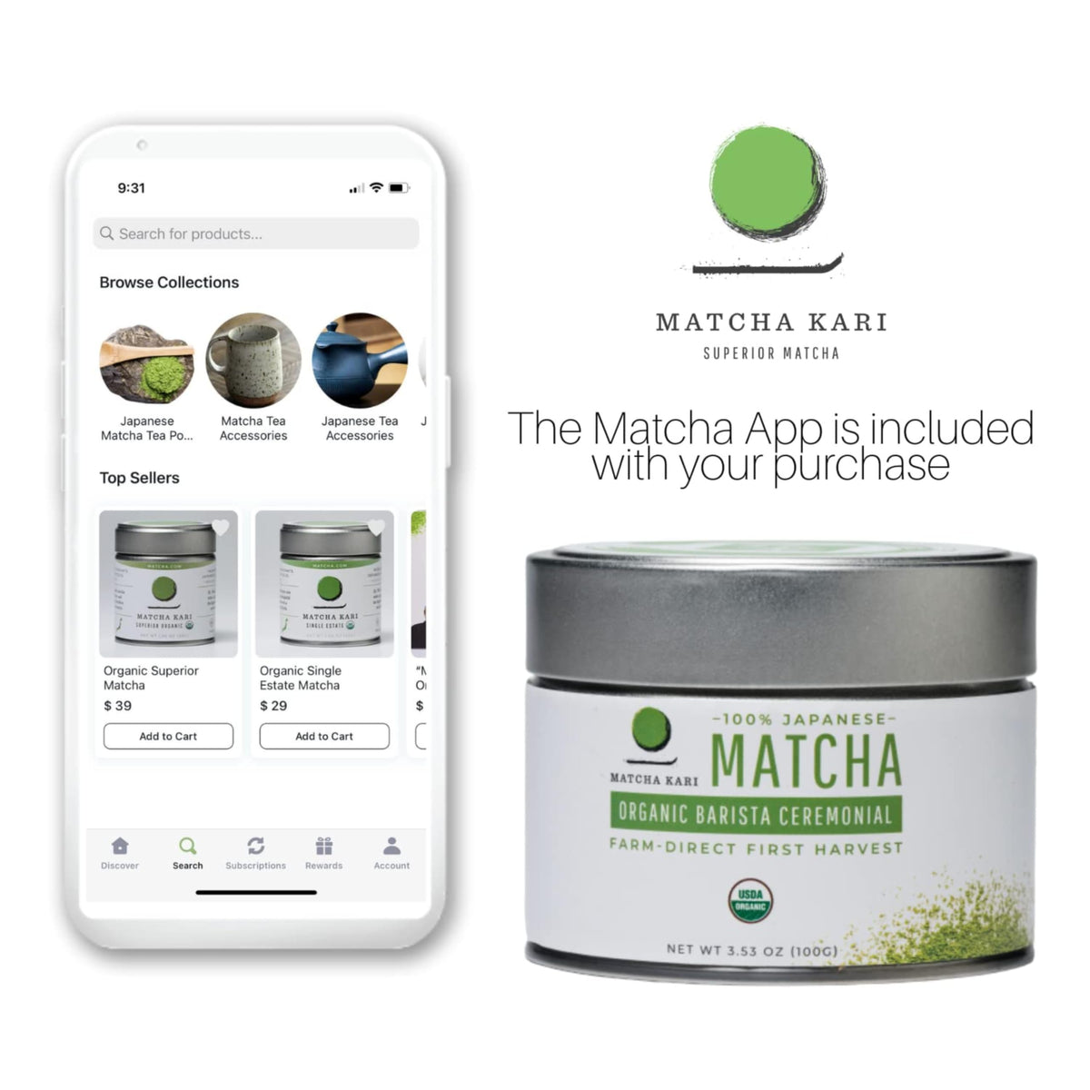 Dr. Weil Matcha Kari Organic Matcha Powder (100 Grams)