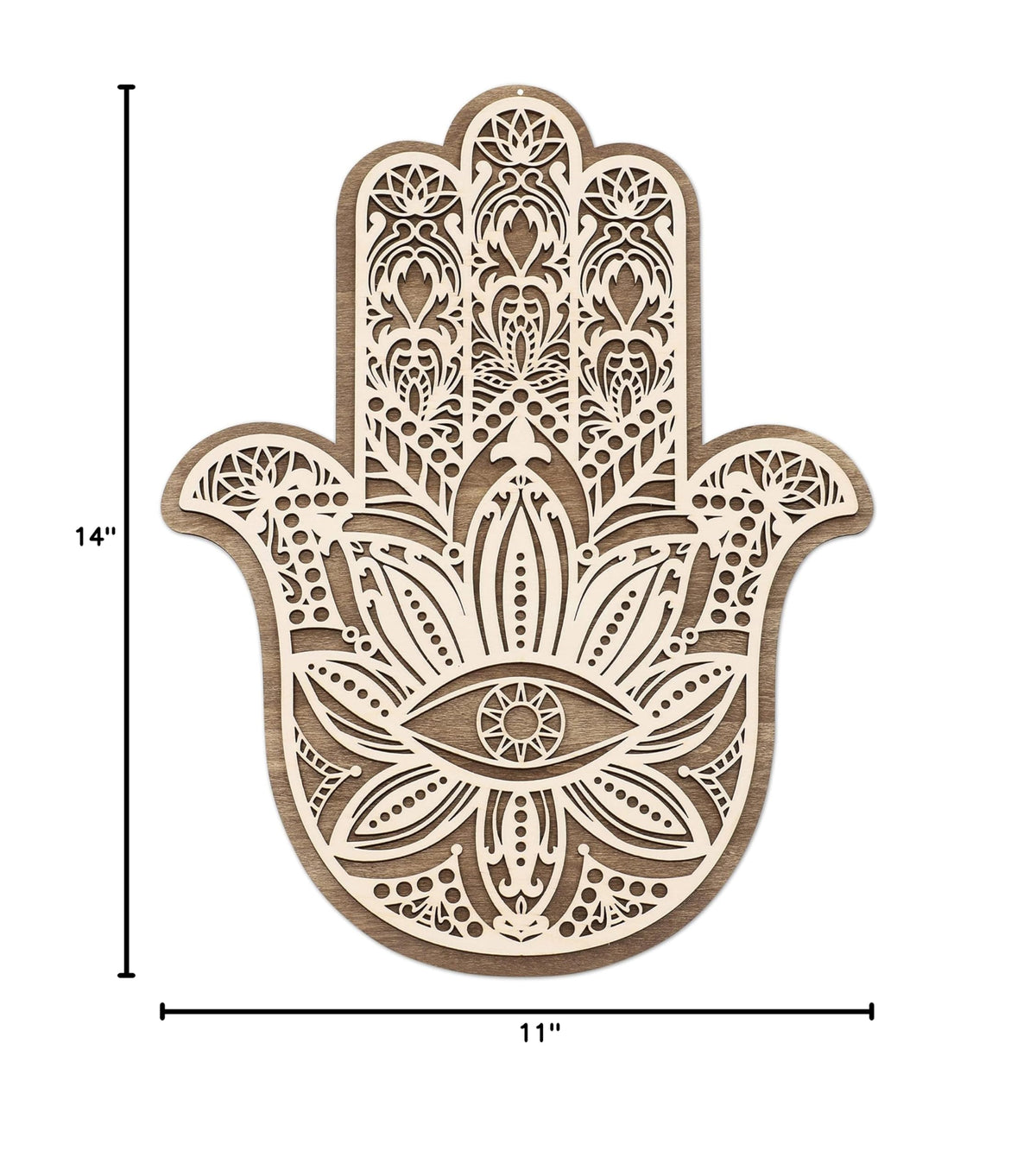 Fourth Level MFG 14” 2 (2-Layer Hamsa)