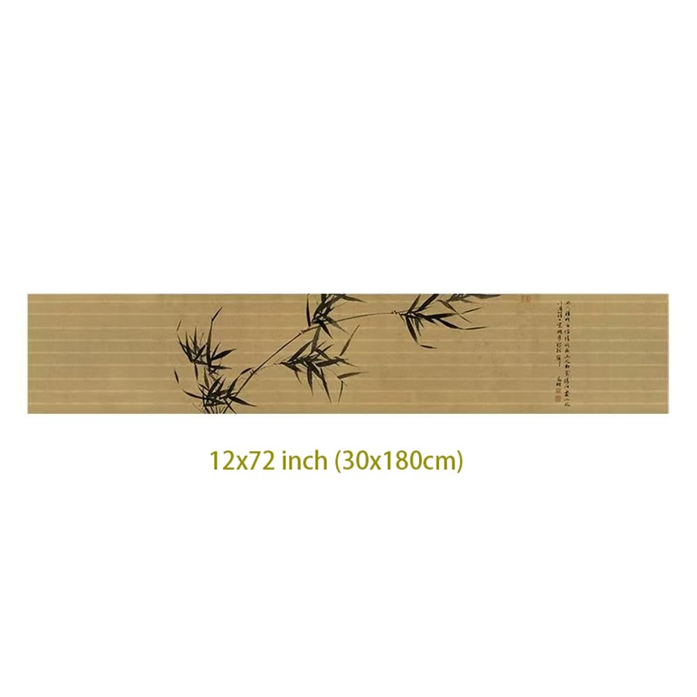 Asian Style Bamboo Table Runner (Bamboo / 12x72 Inch)
