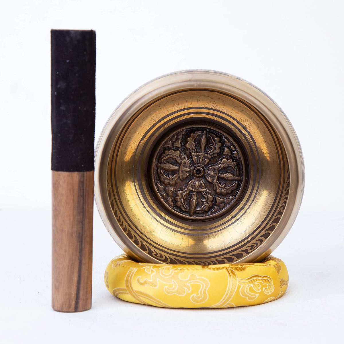 Large Tibetan Singing bowl Set (Dorje - 5 Inch)