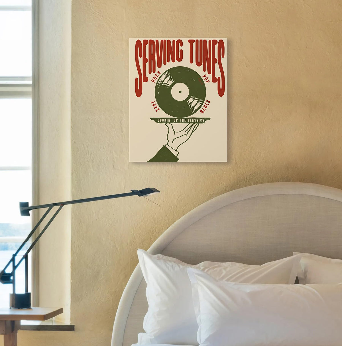 Retro Vinyl Records Music Wall Art Decor 11x14 Inches (Vintage 90s Disco)