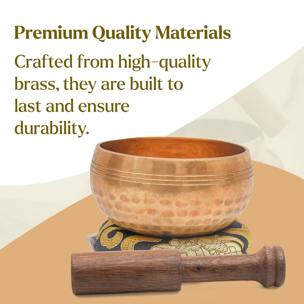 Tibetan Singing Bowl Set (3.2 Inch Bowl)