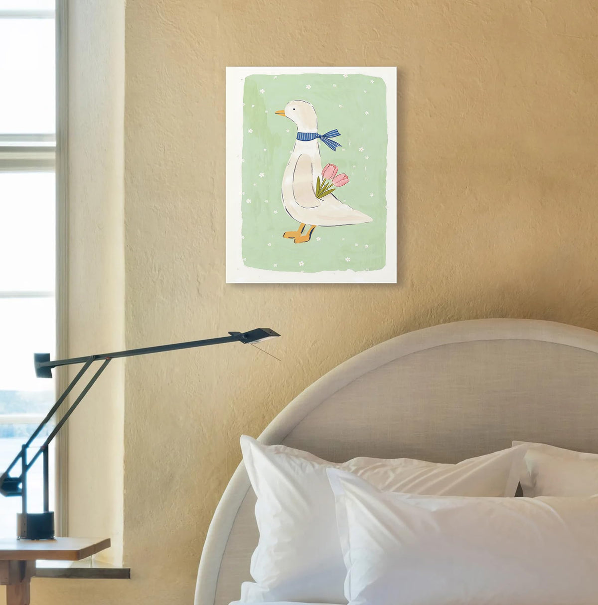 Green Goose Nursery Wall Art Decor 11x14 Inches (Green Goose)