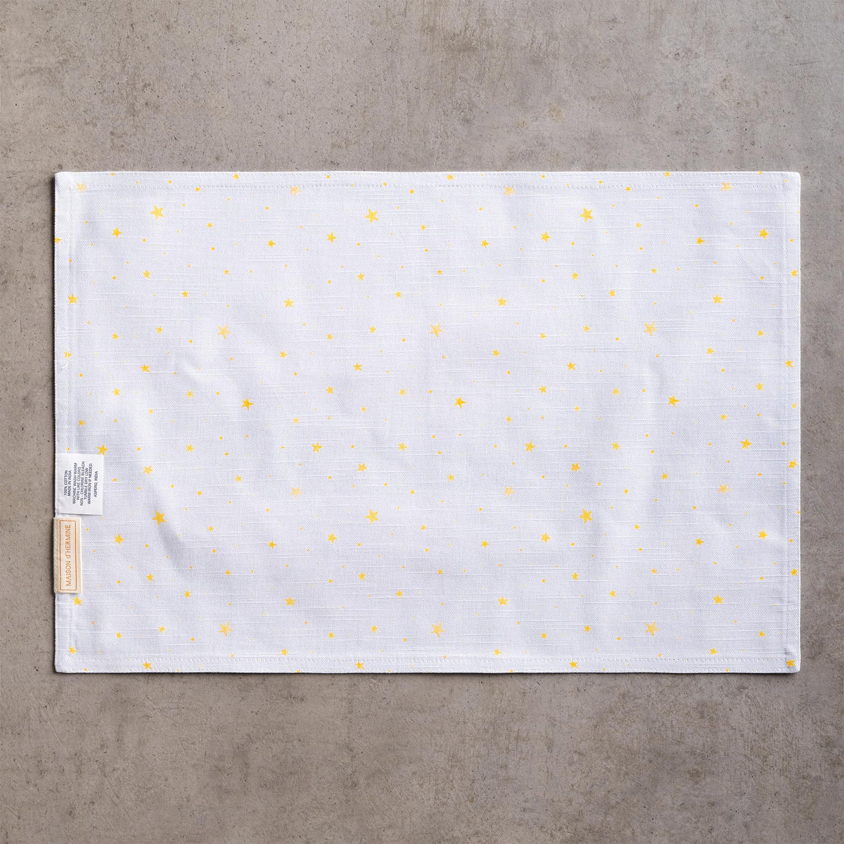 Placemats Set of 4 Reusable 100% Cotton (018 - Neige De Noel / 13" X 19" (Pack of 4))