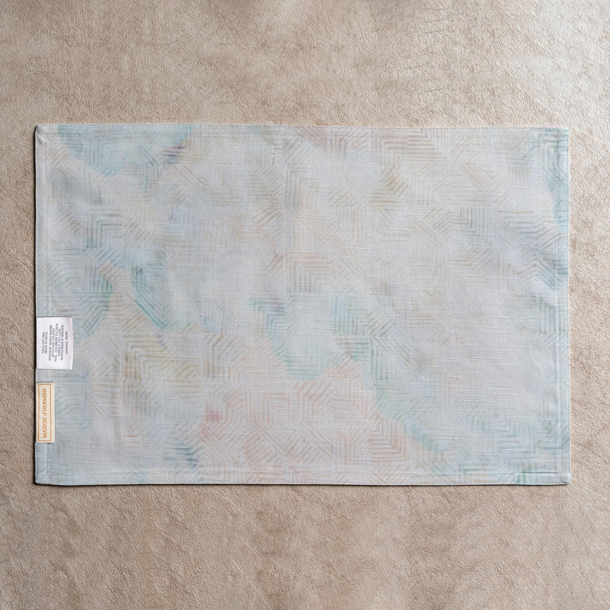 Placemats Set of 4 Reusable 100% Cotton (094 - Flying Birds / 13" X 19" (Pack of 4))