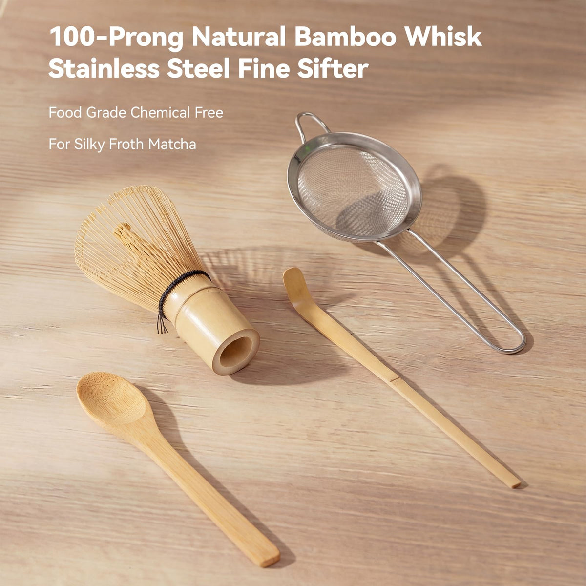 Matcha Whisk Set (Ice Blue)