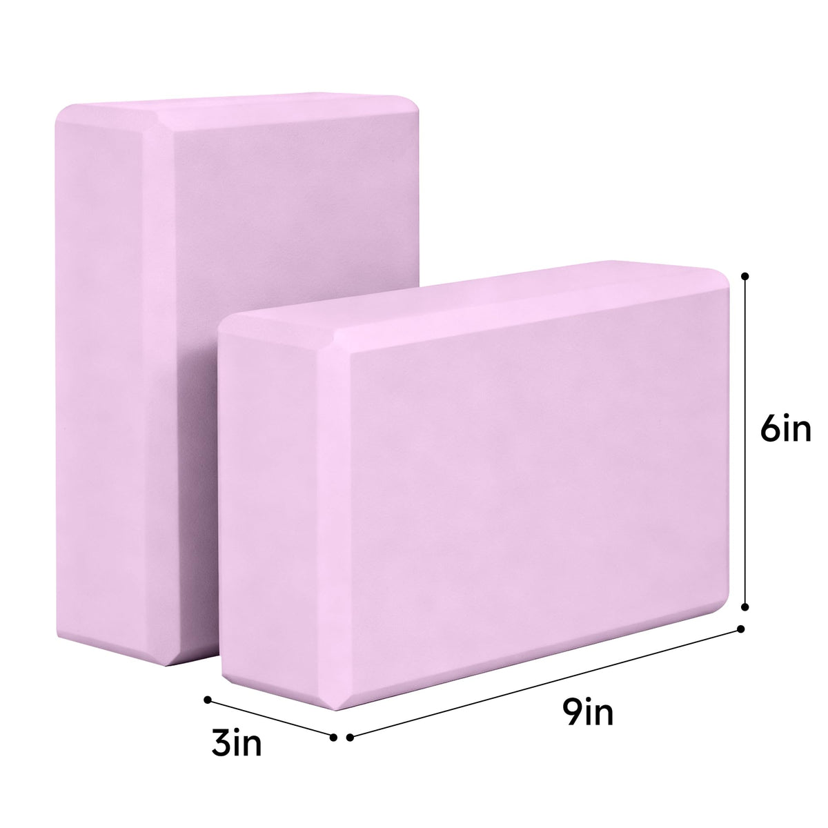 Yoga Blocks 2 Pack (Purple)