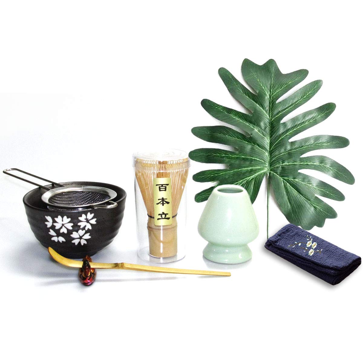 Japanese Matcha Tea Set (Black)