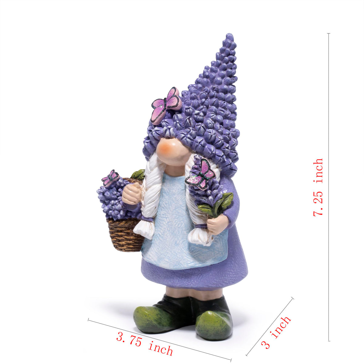 Lavender Figurine Garden Decor (Purple-1)