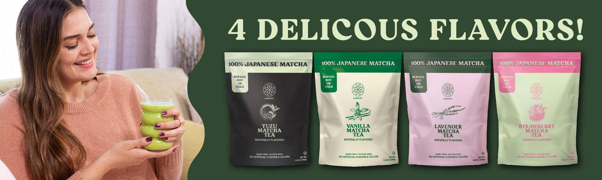 Harmony Vanilla Matcha Powder 7.05 oz Bag (20 Servings)