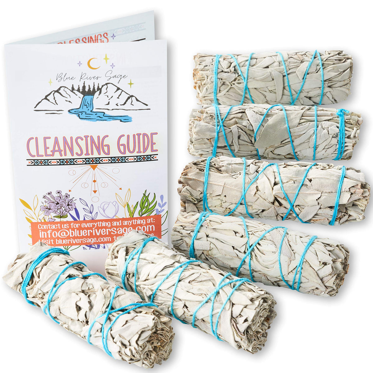 White Sage Smudge Sticks (6 Pack)