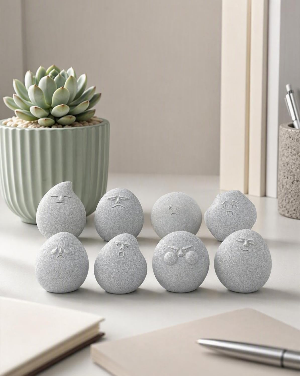Fairy Garden Statues (8 PACK STONES)