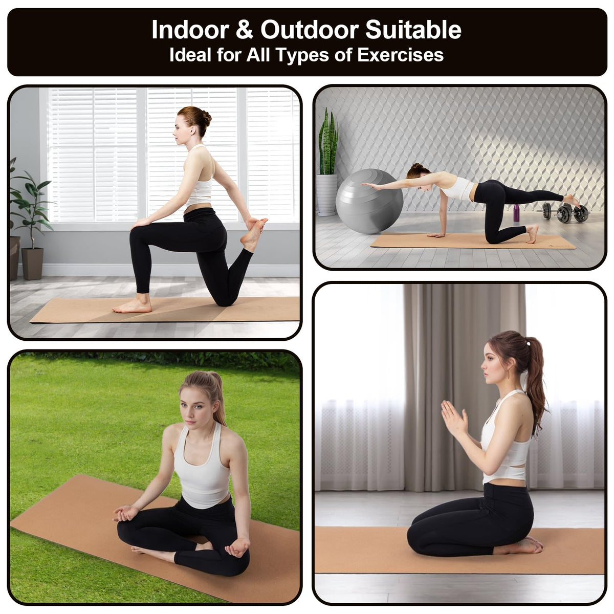 Cork Yoga Mat (Cork+TPE)