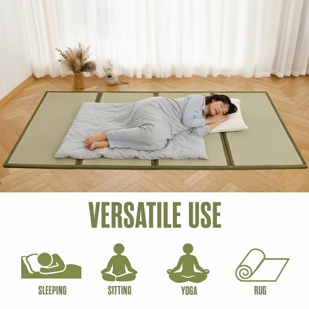 Tatami Mat Tatami Mattress (Queen Folding)