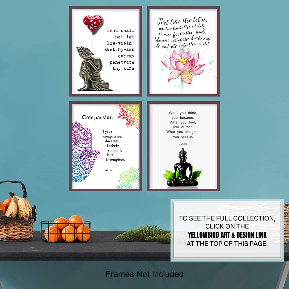 Buddha Wall Art (4 - 8x10 inch prints)