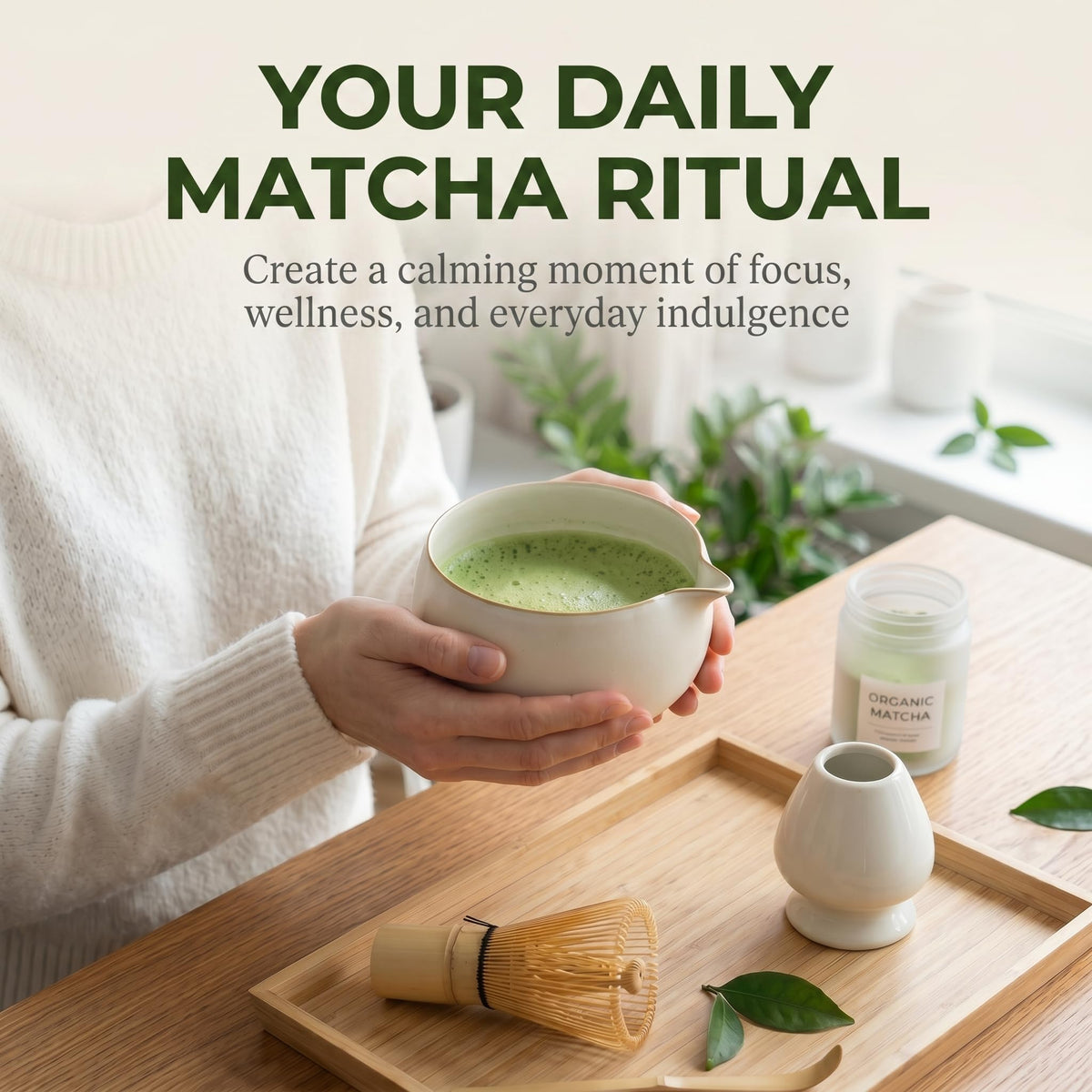 Premium 5 Piece Matcha Kit (Off-White)