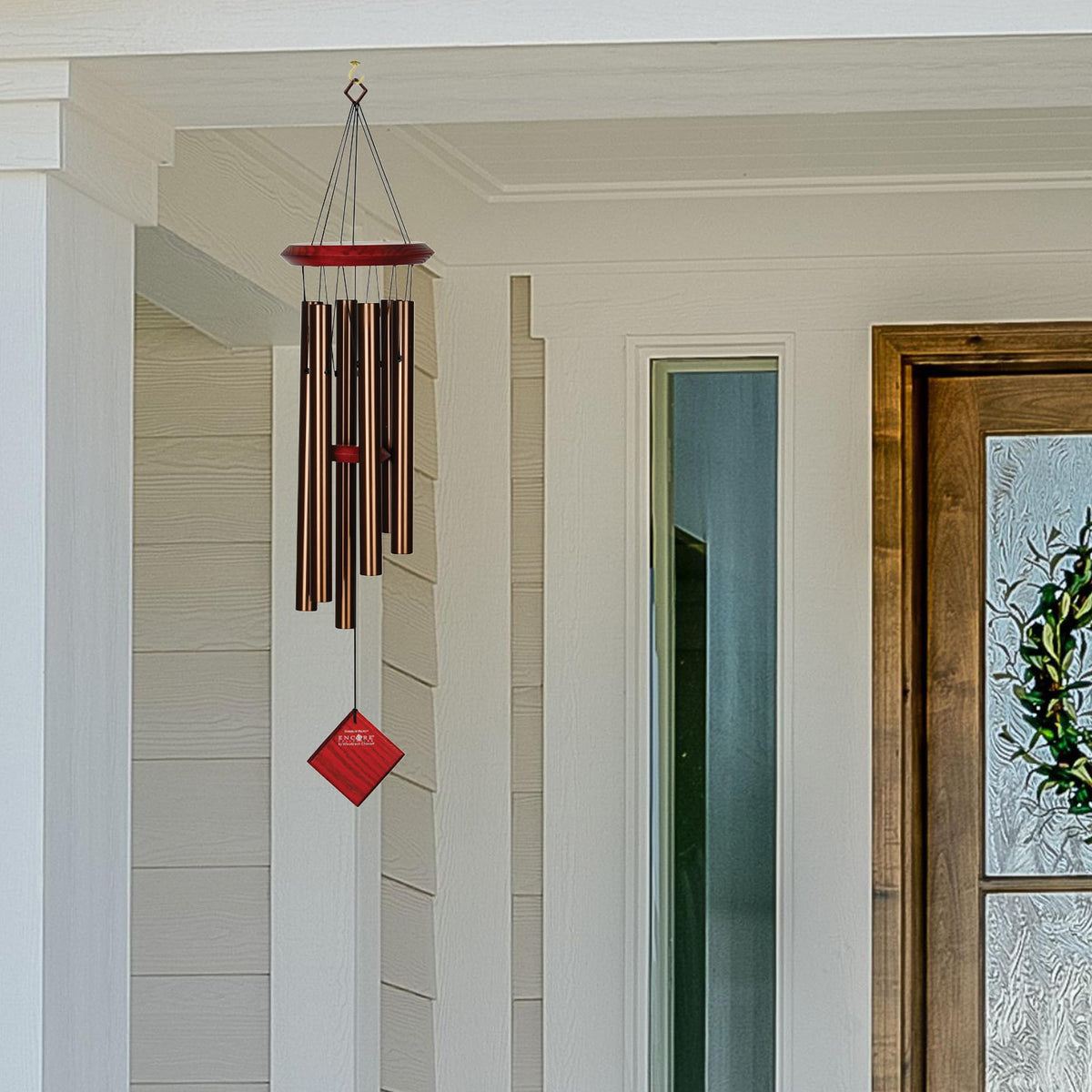 Pluto Wind Chime for Outside 27" Bronze Small (Bronze)