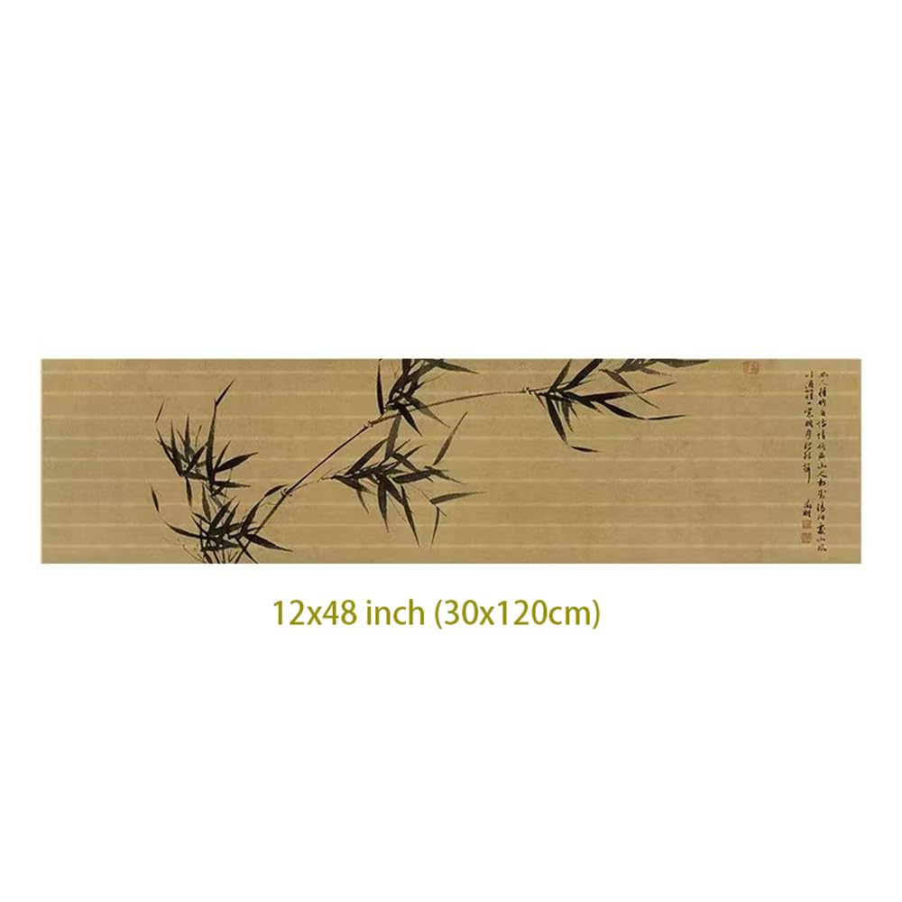 Asian Style Bamboo Table Runner (Bamboo / 12x48 Inch)