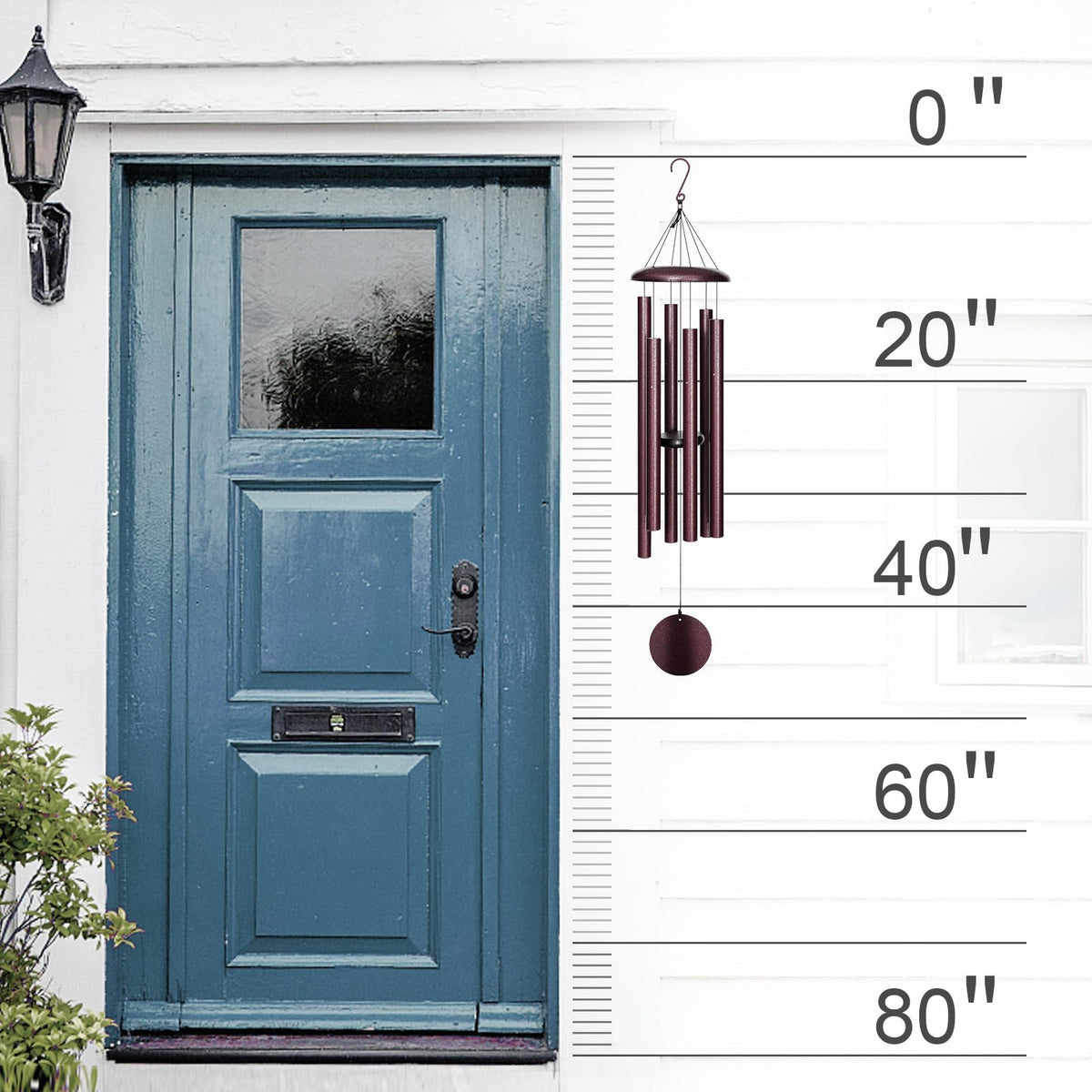45'' Wind Chimes for Outside Deep Tone (45'' Bronze)