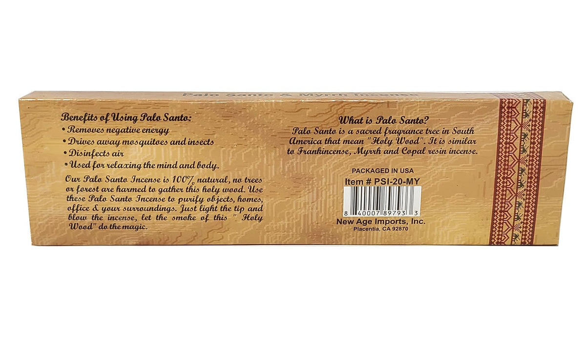 New Age Imports (7-8" - Palo Santo & Myrrh)