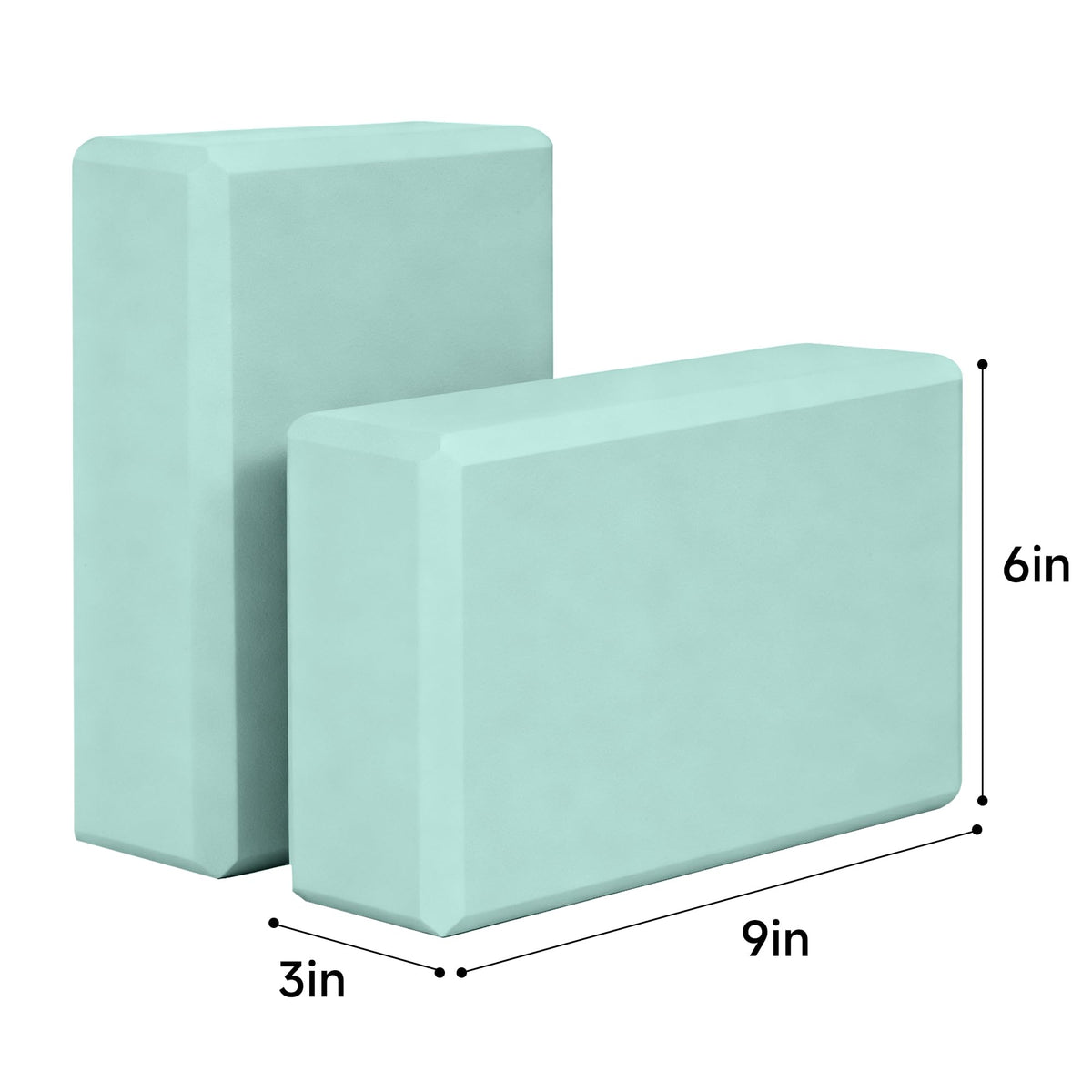 Yoga Blocks 2 Pack (Green)