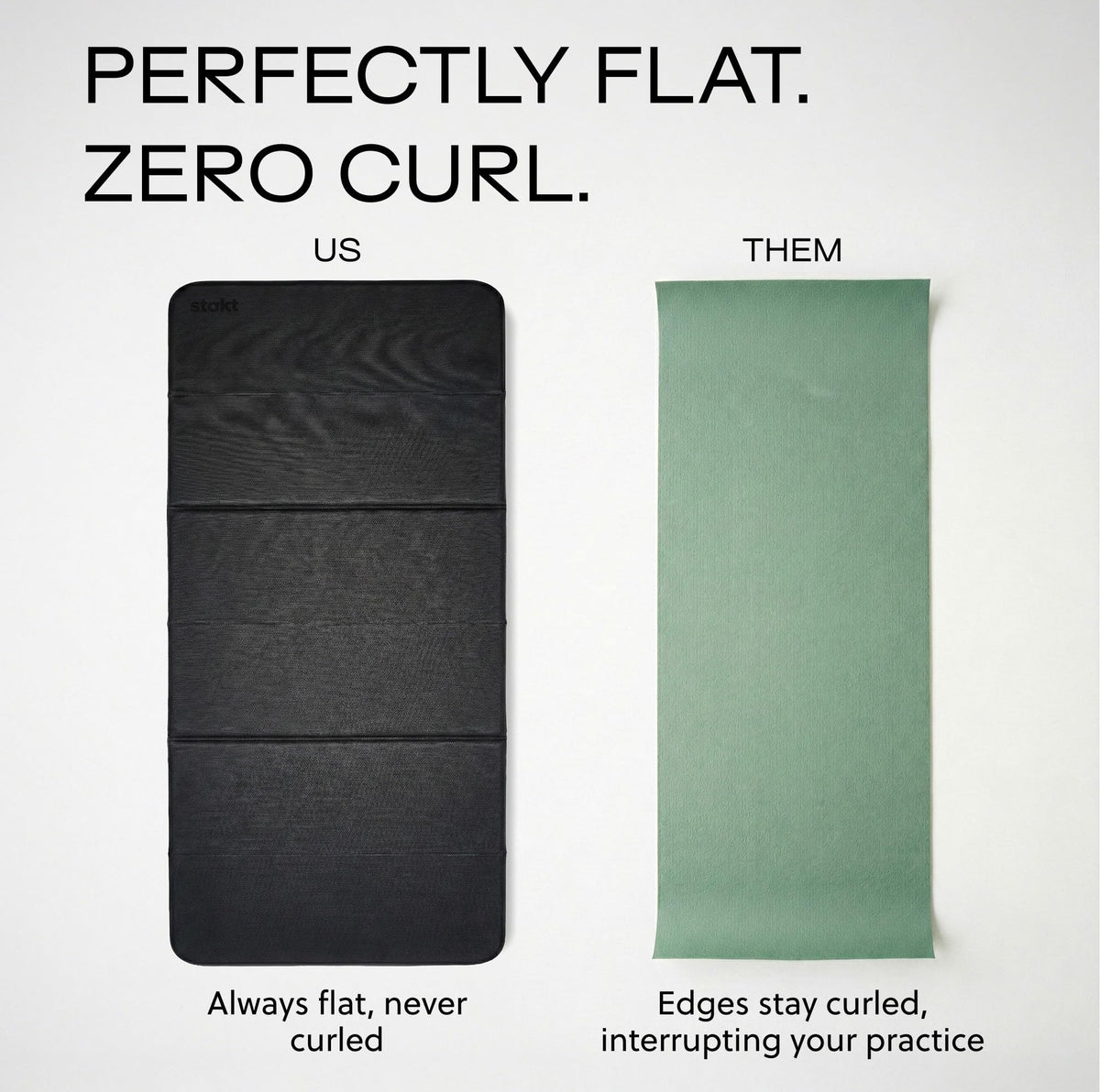 Foldable Yoga Mat Pro (Lilac)