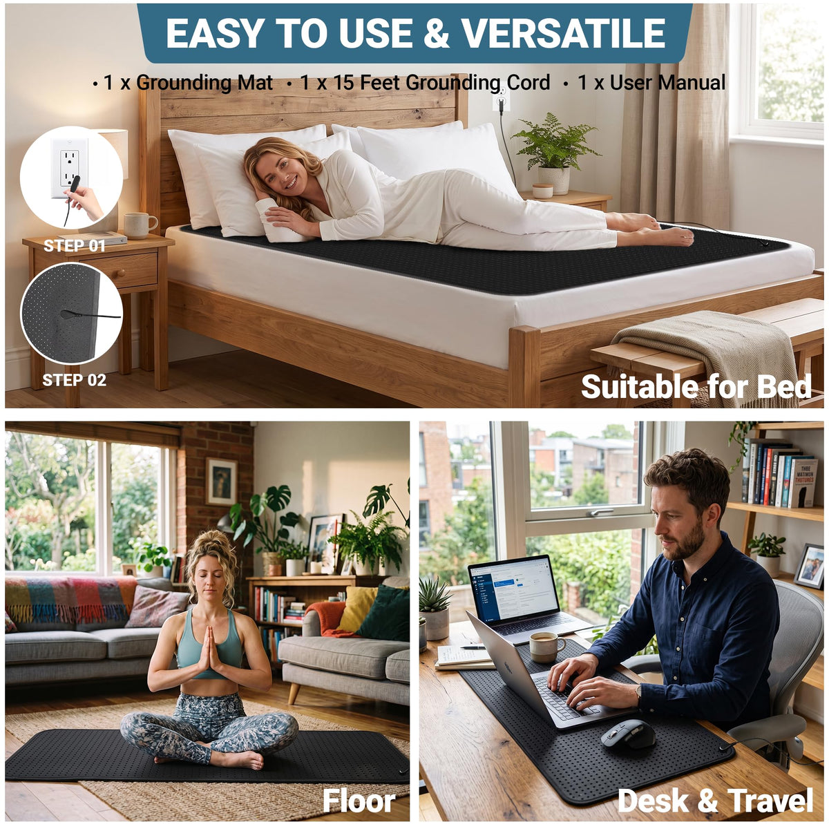 Grounding Mat for Bed King Size (54*78 IN)
