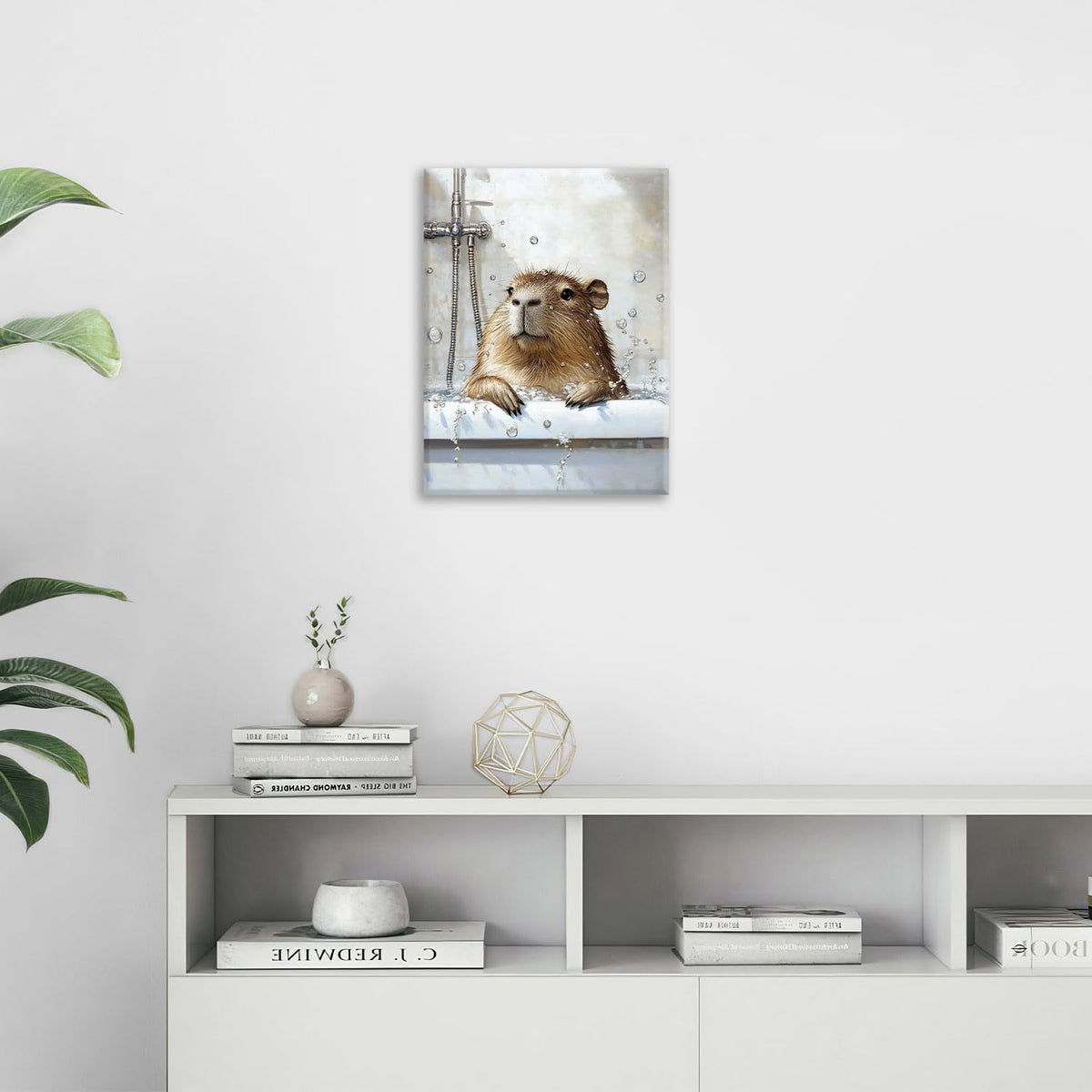 Capybara Wall Art (16"L x 12"W / Capybara)