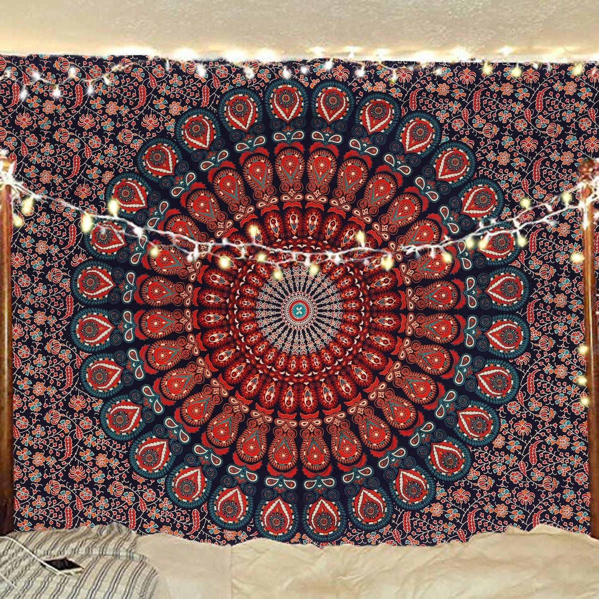 Organic Cotton (Golden Blue / 72"L x 54"W)