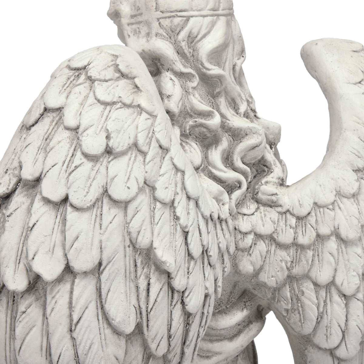 31" Tall Indoor (31" H - Light Gray Angel)