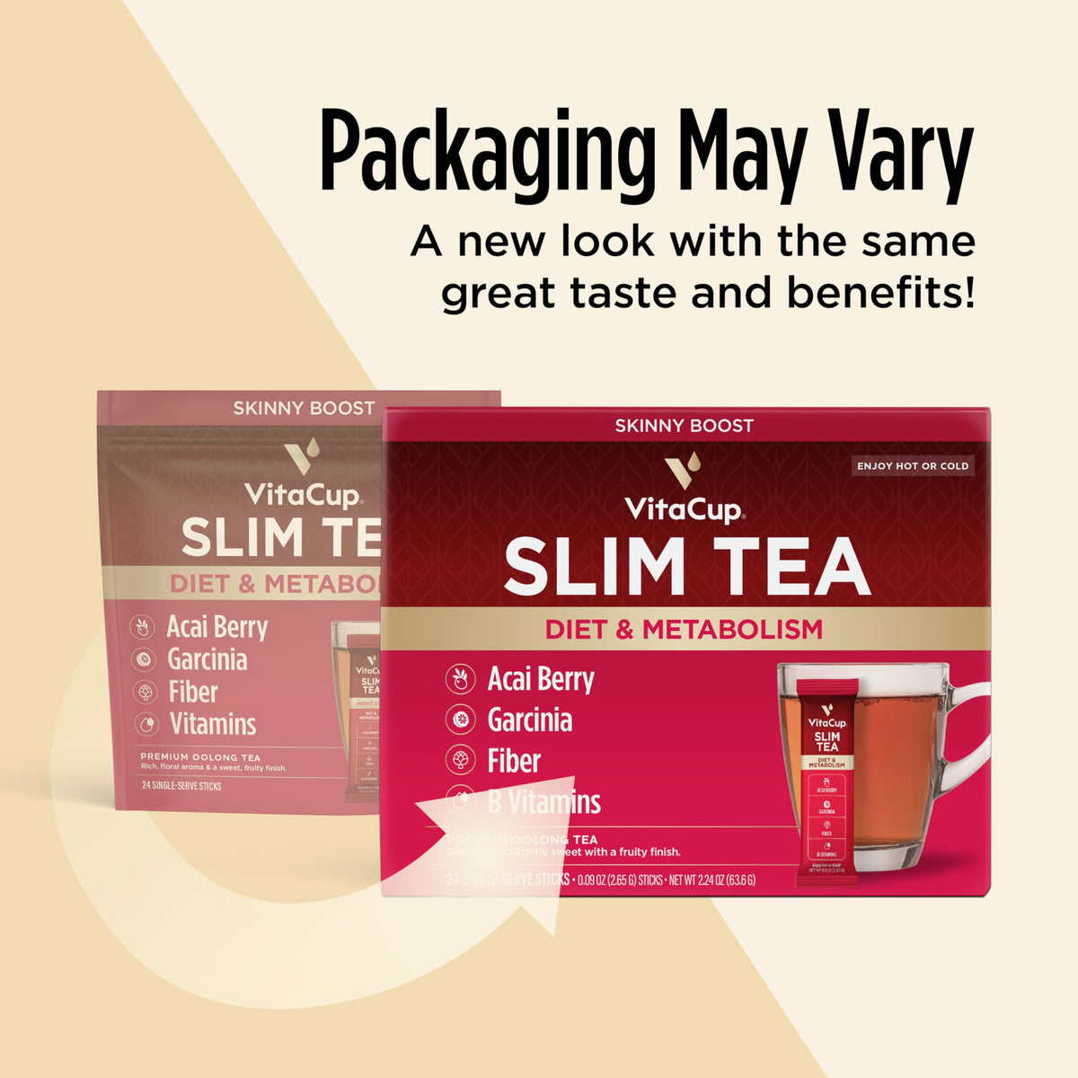 Slim Instant Tea Packets For Diet Support (48 Count (Pack of 1))