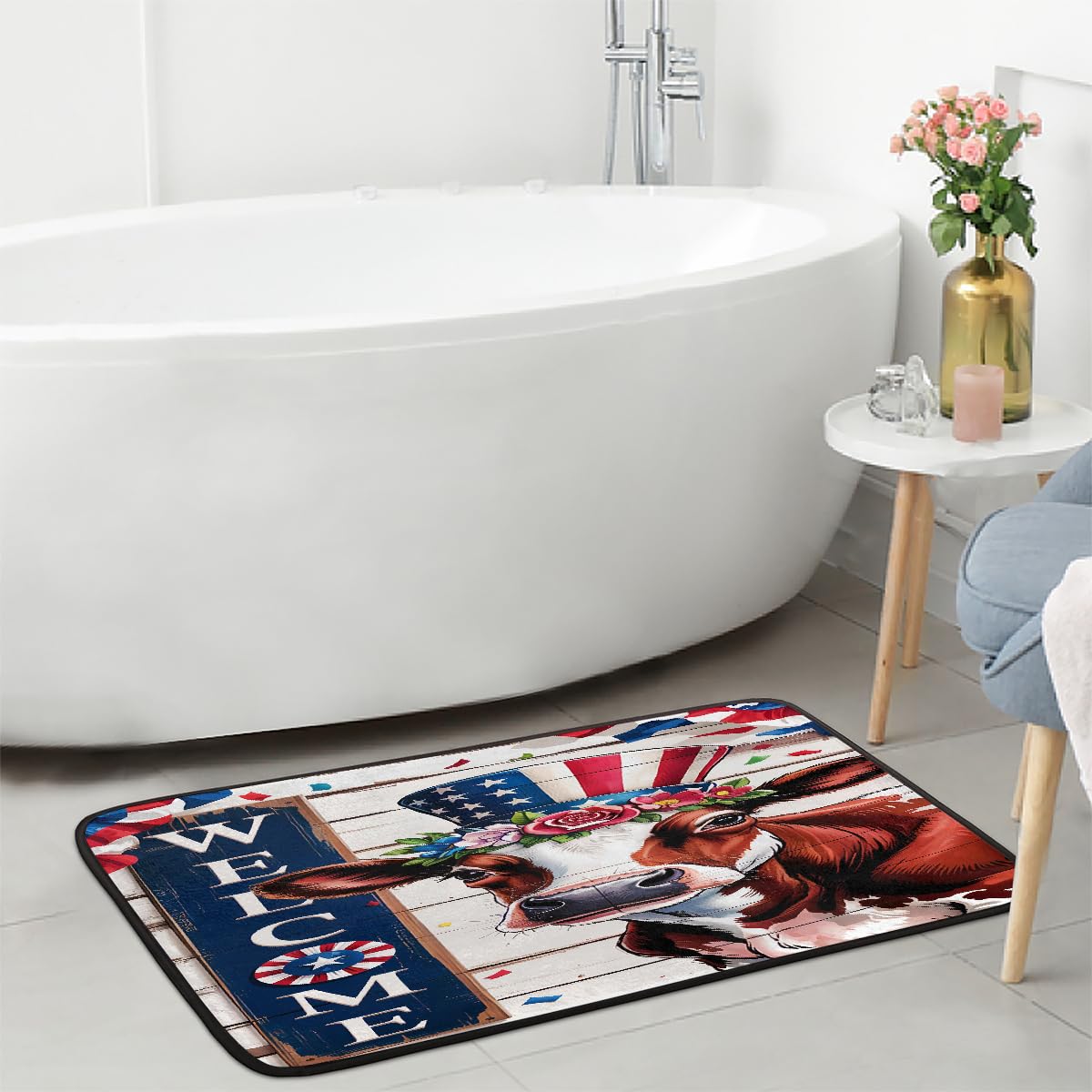 Highland Cows Kitchen Rug Non (Color30)