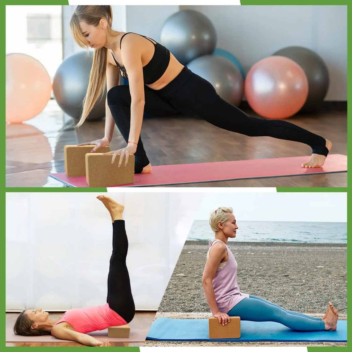 Cork Yoga Blocks (Cork 1 Pack)