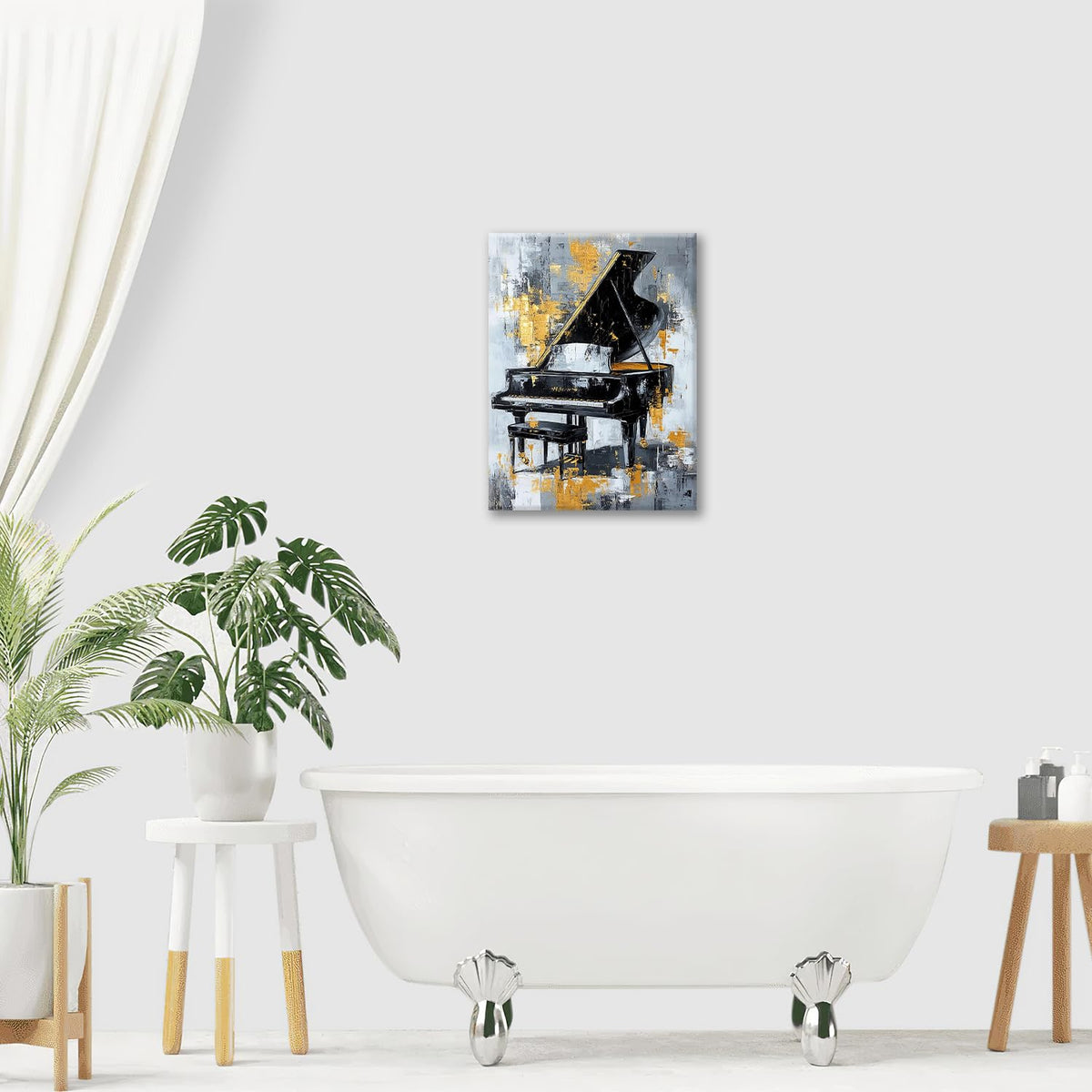 Music Wall Art (24"L x 20"W / Piano)