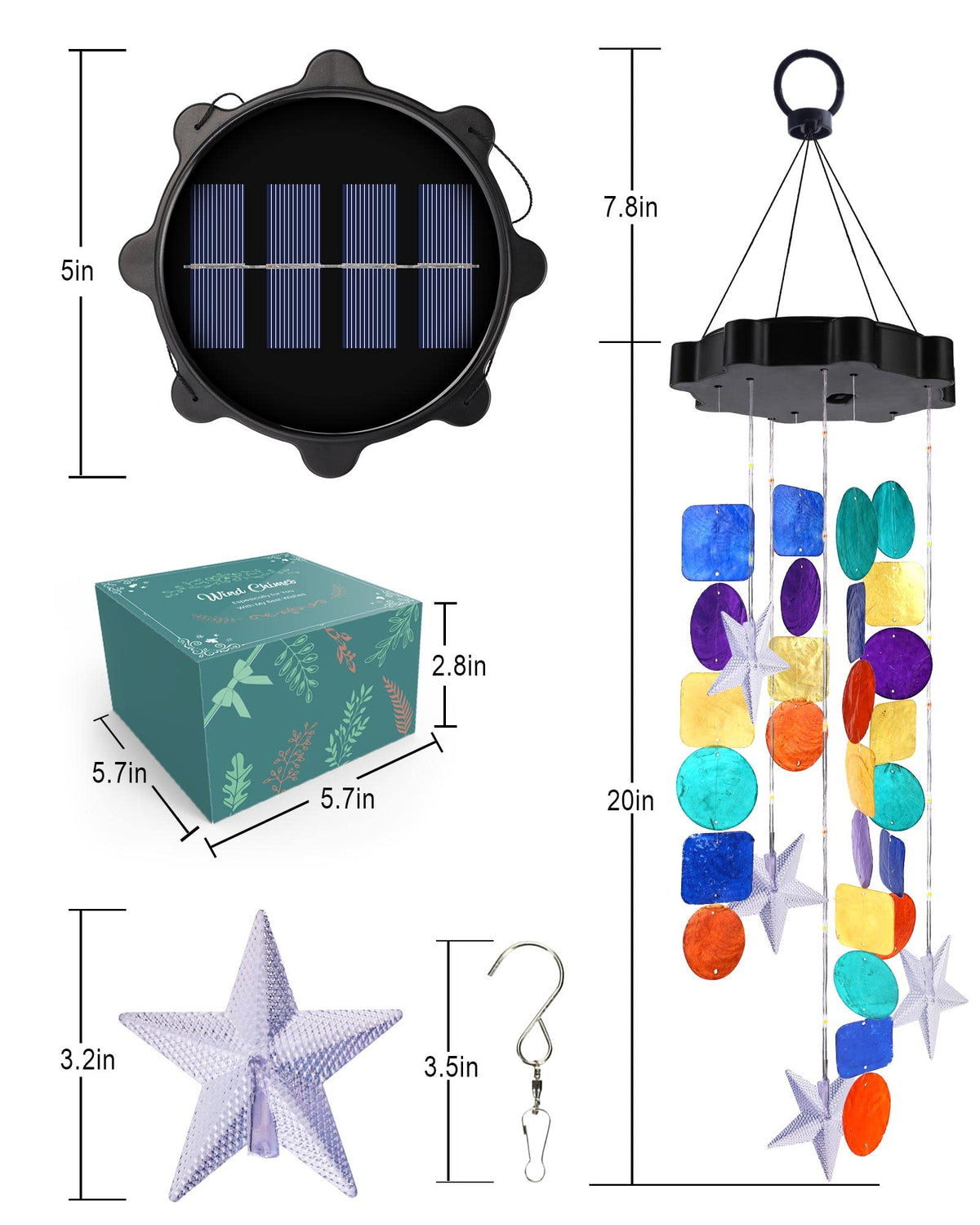 Solar Decorative Lights Outdoor (Multicolor)