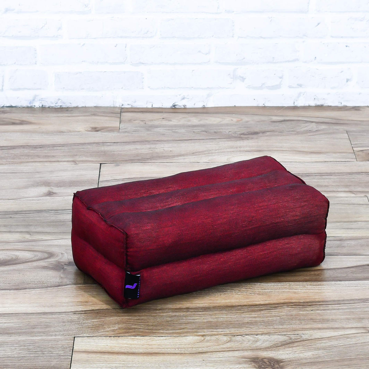Yoga Block Floor Cushion for Yoga Practice (Cl24 - Red)
