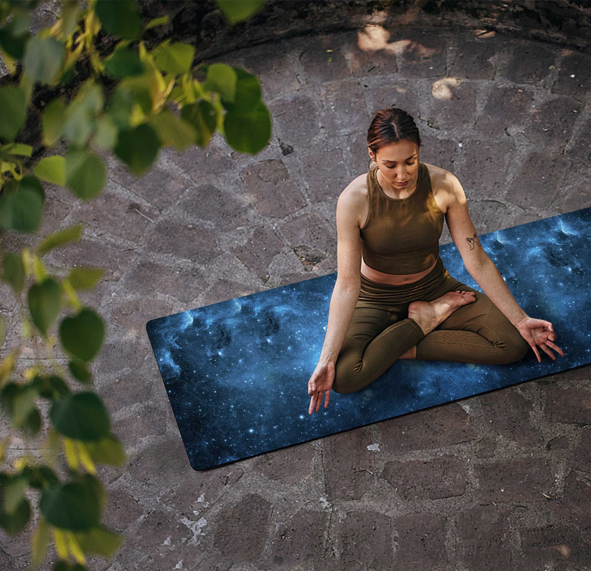 Printed Travel Yoga Mat (MengHuan)