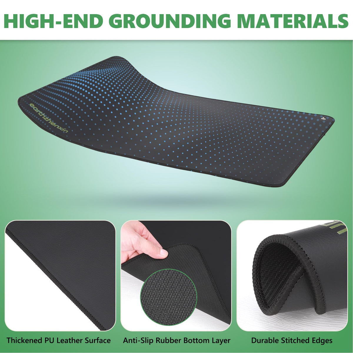 2 Pack Grounding Mat for Feet for Better Sleep & Stress Relief (2)