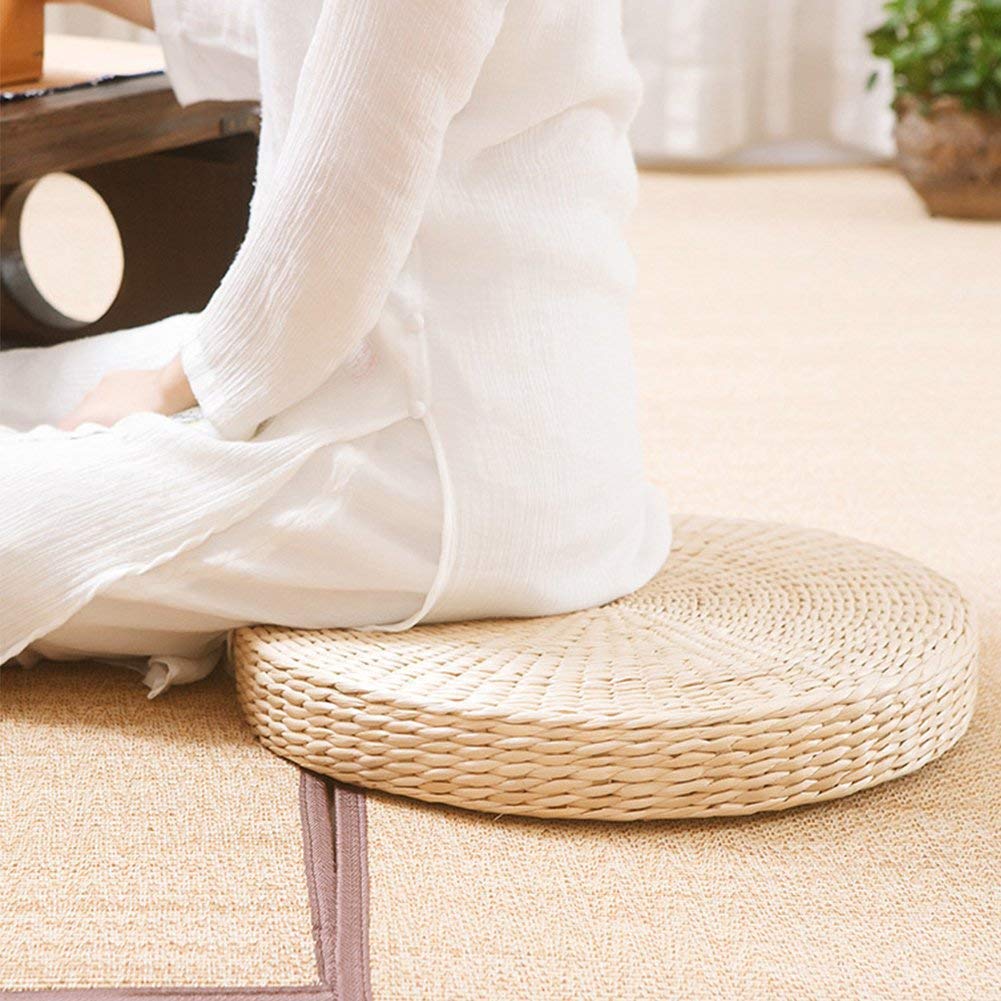 2 Pack Tatami Floor Pillow Sitting Cushion Bigger Size (19.7 Inch)
