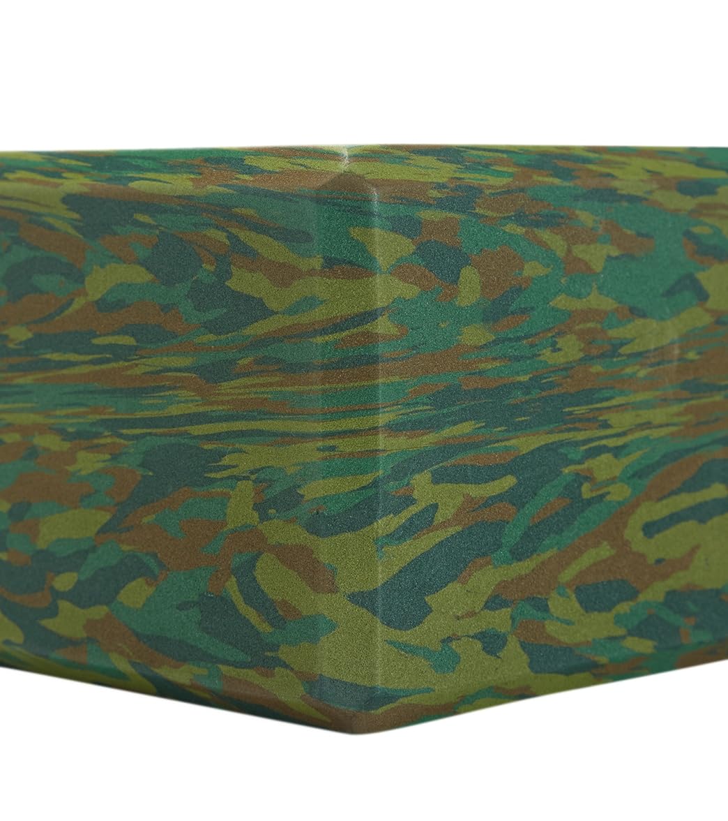 4 Inch Heritage Camo Foam Yoga Block (Heritage Camo / 4 Inch Thick)