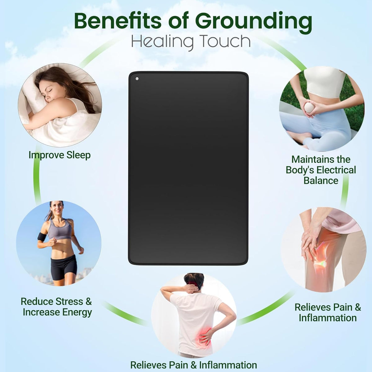 Large Size Grounding Mat (26.8x18 Inch)