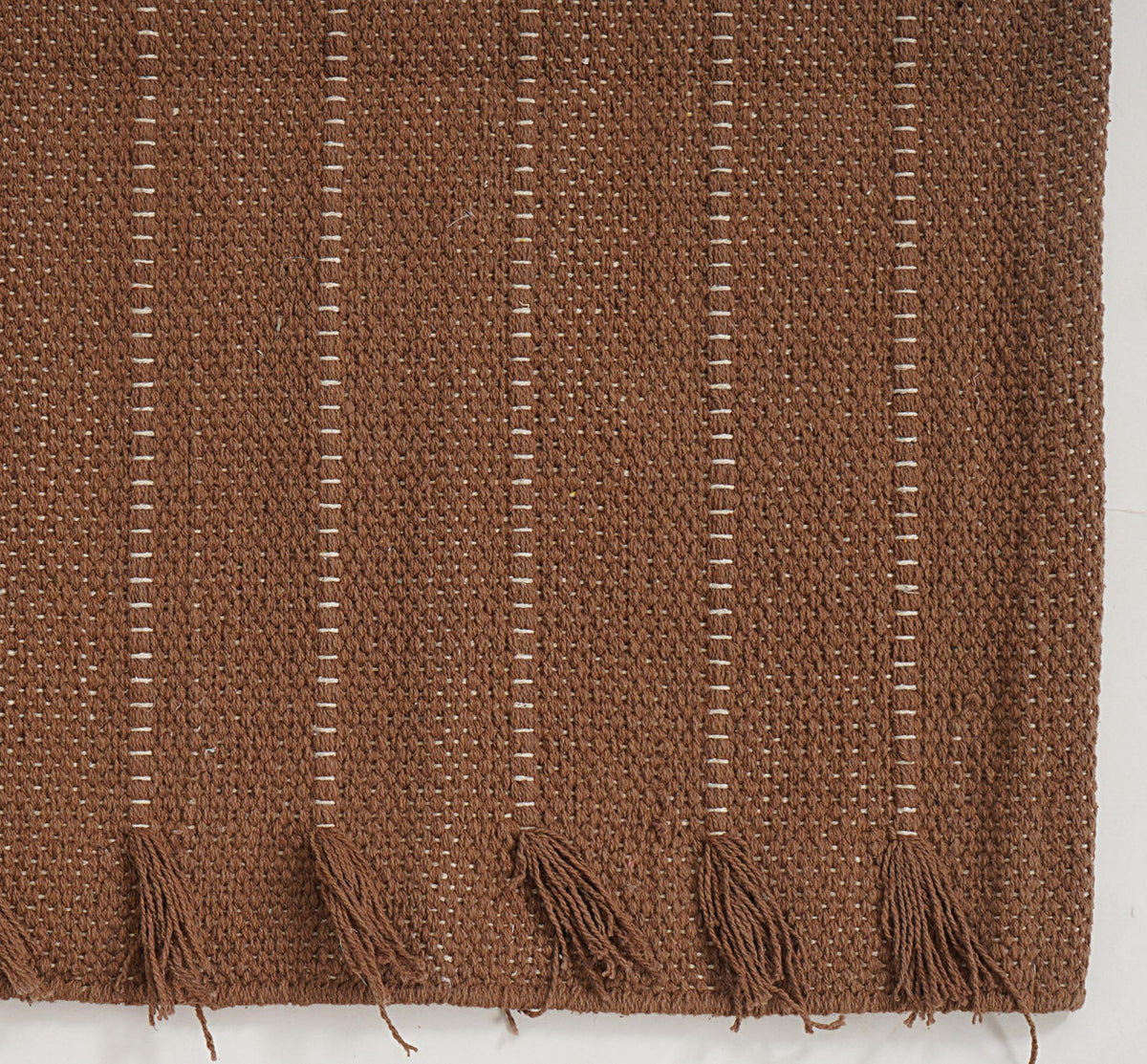 Indian Handmade 100% Organic Cotton Yoga Mat (Brown)